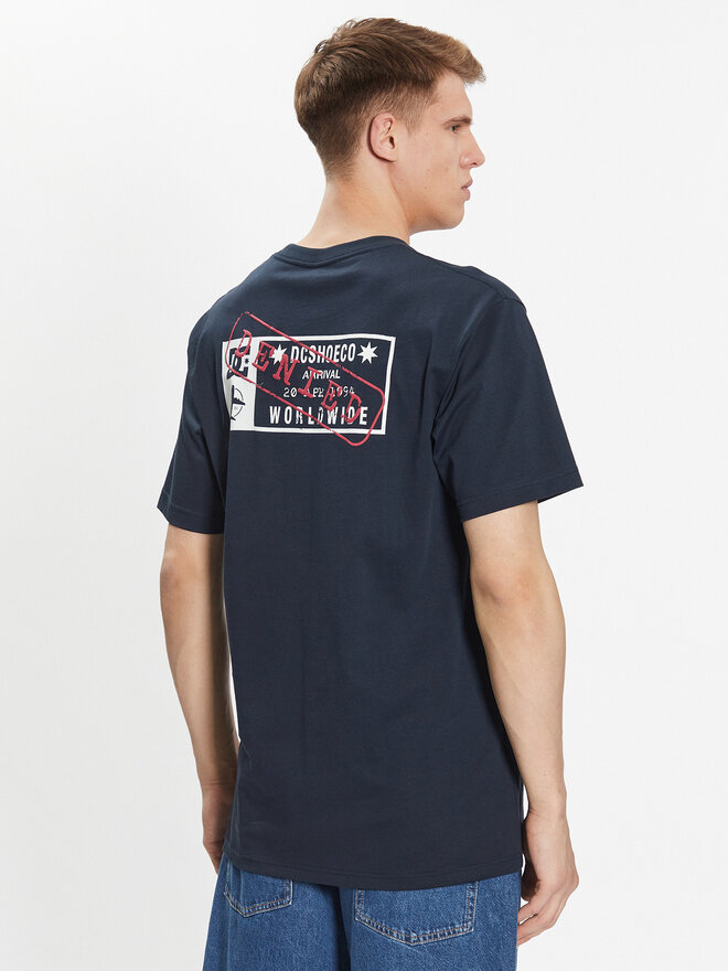 DC DC Póló ADYZT05259 Sötétkék Regular Fit
