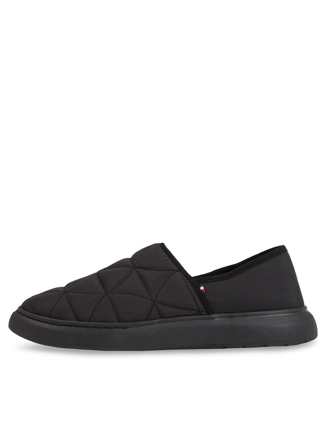 Tommy Hilfiger Pantofole Tommy Hilfiger Hilfiger Warm Hybrid Homeslipper FM0FM04772 Nero