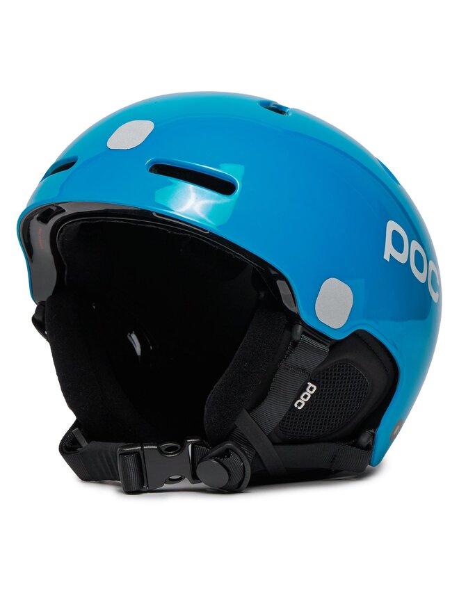 Casque De Ski POCITO FORNIX SPIN, Bleu Fluo Hyper Visible Et Stylé