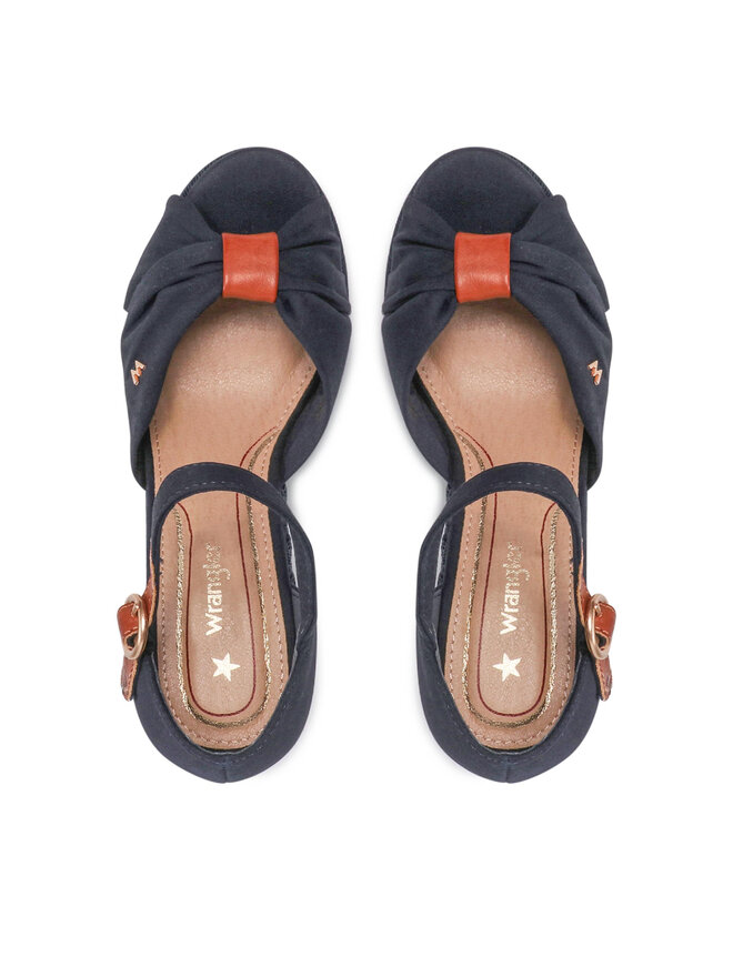 Wrangler Espadryle Wrangler Raval Cross WL21681A Granatowy