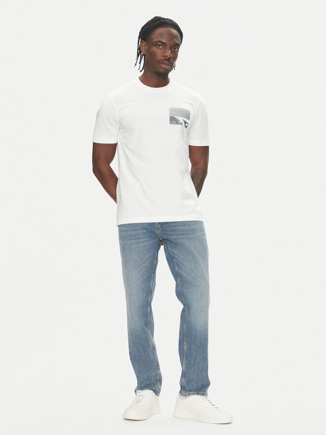 BOSS BOSS T-Shirt Te_Container 50546920 Weiß Regular Fit