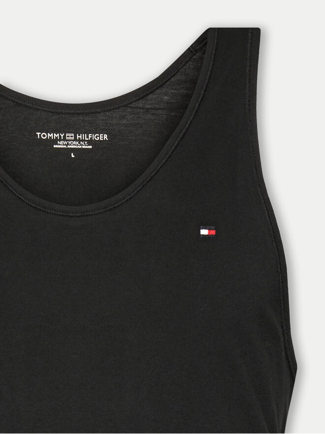 Tommy Hilfiger Tommy Hilfiger Set 3 majic brez rokavov UM0UM03387 Črna Regular Fit