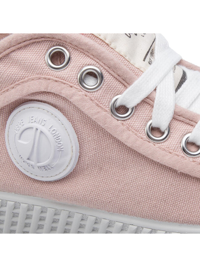 Pepe Jeans Sneakers aus Stoff Pepe Jeans In-G Hi Girls PGS30403 Rosa