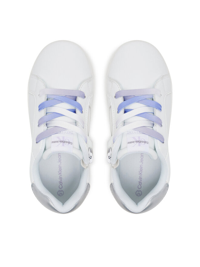 Calvin Klein Jeans Снікерcи Calvin Klein Jeans Low Cut Lece-UP V1A9-82009-1355X S Білий