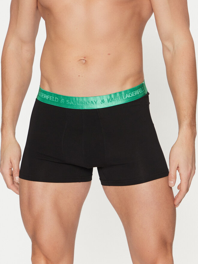 KARL LAGERFELD KARL LAGERFELD Set de 7 calzoncillos bóxer A1M47118 Negro