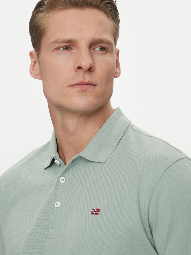 Napapijri Napapijri Pólóing Ealis NP0A4H8B Zöld Regular Fit