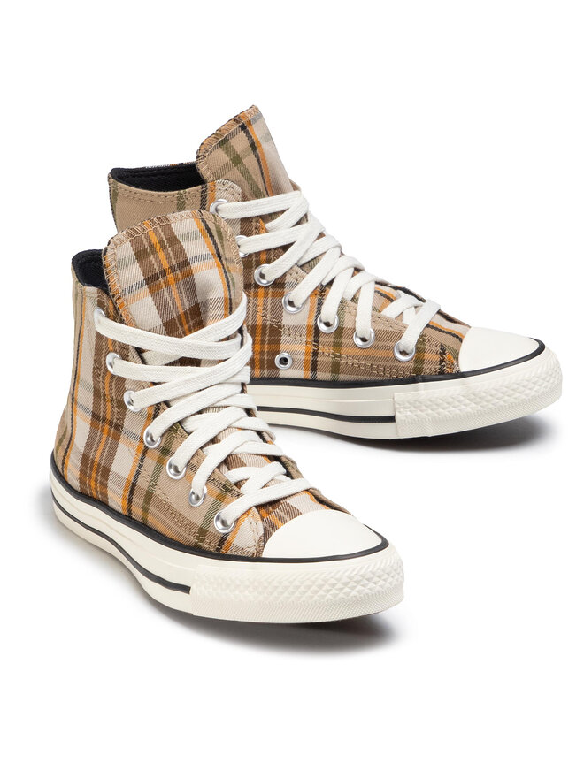 Converse Sneakers aus Stoff Converse Ctas Hi 568925C Braun