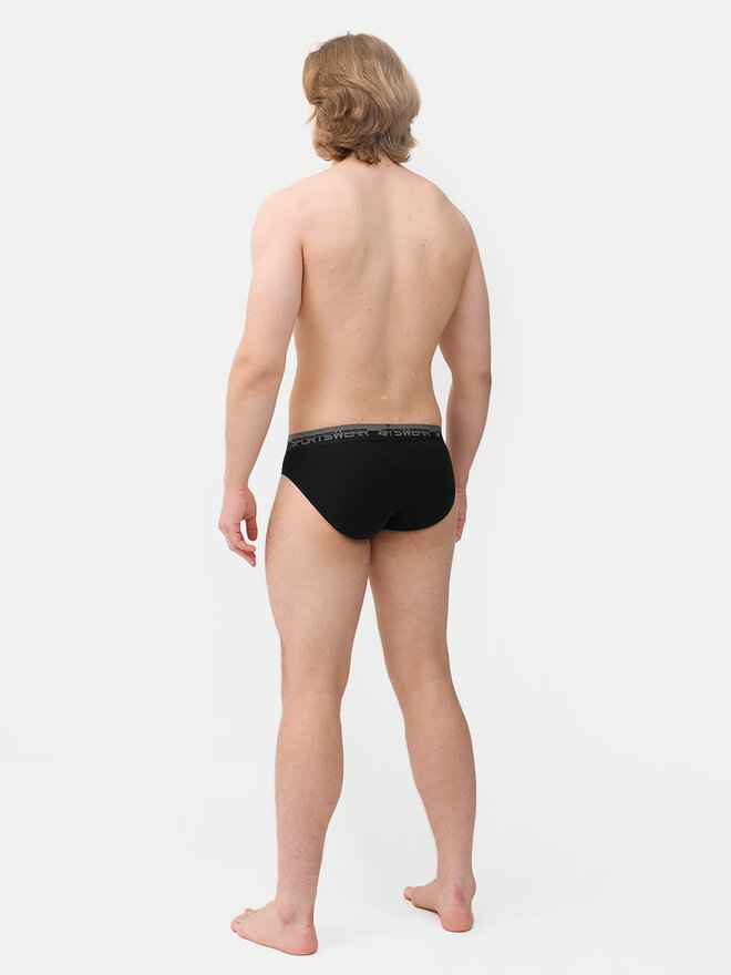 4F 4F Pack de 2 slips 4FWSS24UPTSM015 Negro
