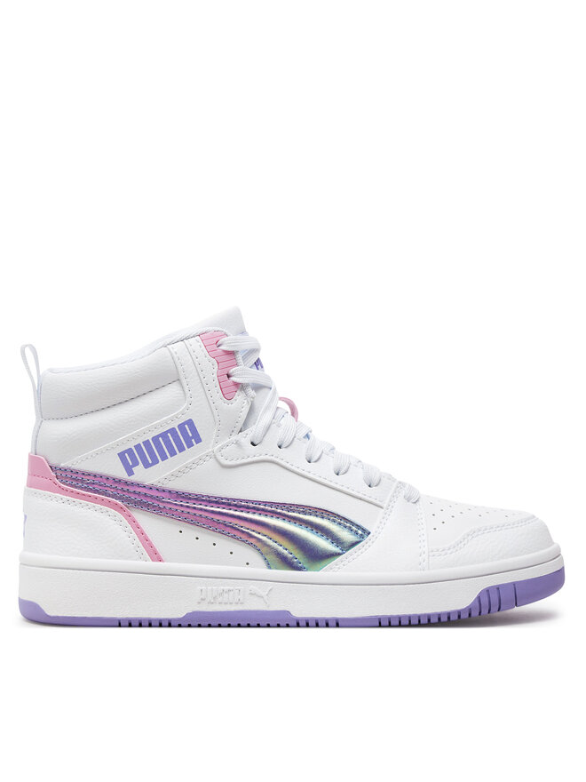 みか Sneakers Puma Rebound V6 Mid Bouncy Sky Jr 398725 01 Bianco