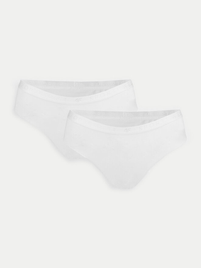 4F 4F Pack de 2 braguitas clásicas 4FWMM00UPTSF025 Blanco