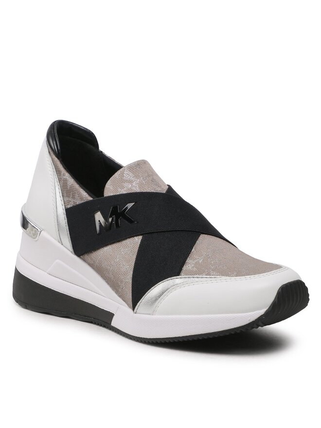 MICHAEL Michael Kors Sneakers MICHAEL Michael Kors Geena Slip On Trainer 43F2GNFP3Y Silberfarben