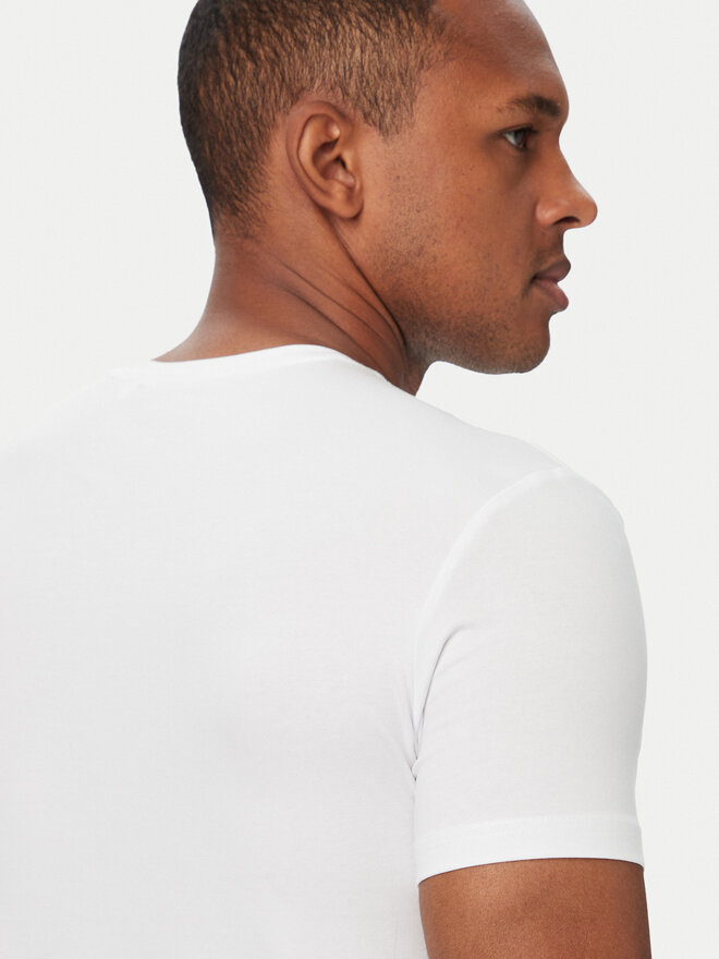 Guess Guess T-Shirt M6YI24 K3728 Weiß Extra Slim Fit