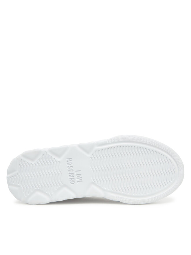 LOVE MOSCHINO Sneakersy LOVE MOSCHINO JA15034G1MIA110A Biały
