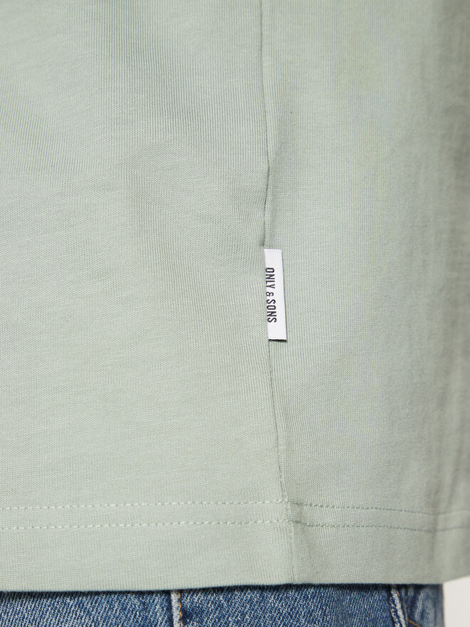 Only & Sons Only & Sons Marškinėliai Fred 22022532 Žalia Relaxed Fit