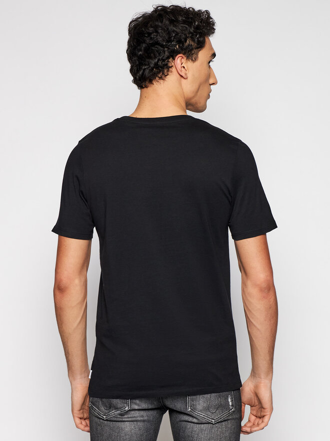 Jack&Jones Jack&Jones Póló Orrganic Basic 12156101 Fekete Slim Fit