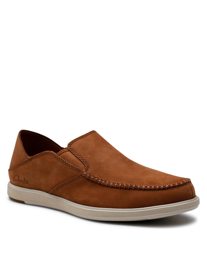 Clarks Īsi apavi Clarks Bratton Slip 261649937 Brūns
