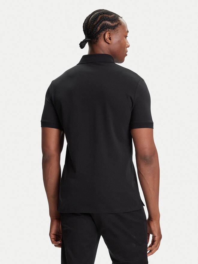 HUGO Hugo Polo Dereso222 50466202 Μαύρο Slim Fit