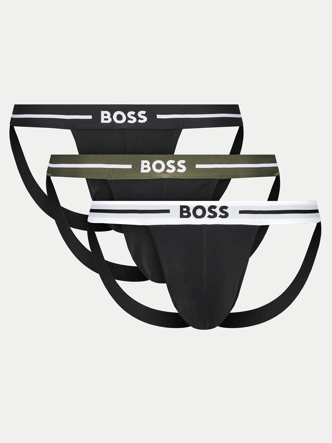 BOSS Boss Набір з 3 пар сліпів Jock Strap 50517823 Чорний
