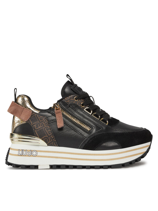 Liu Jo Sneakersy Liu Jo Maxi Wonder 72 BA4057 PX454 Čierna