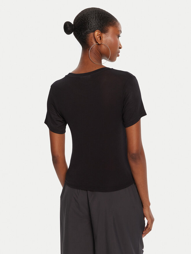 Juicy Couture Juicy Couture Camiseta Sheer JCWCT225301 Negro Slim Fit