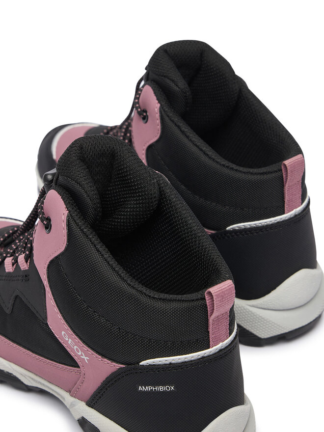 Geox Schnürschuhe Geox J Magnetar G. B Abx J464LB 050FU C9321 S Dunkelrosa