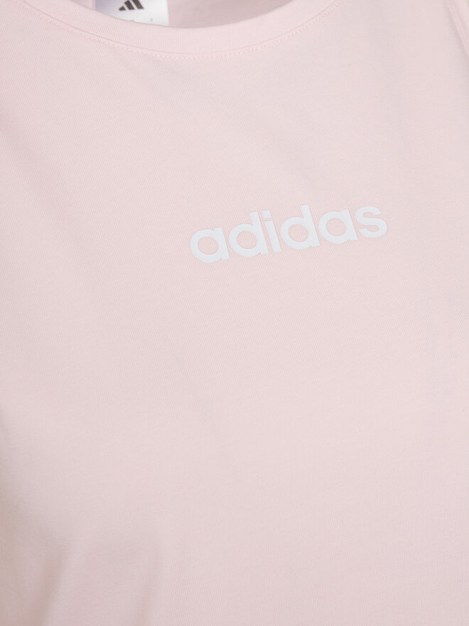 adidas adidas Felső Essentials Linear JC5797 Rózsaszín Slim Fit