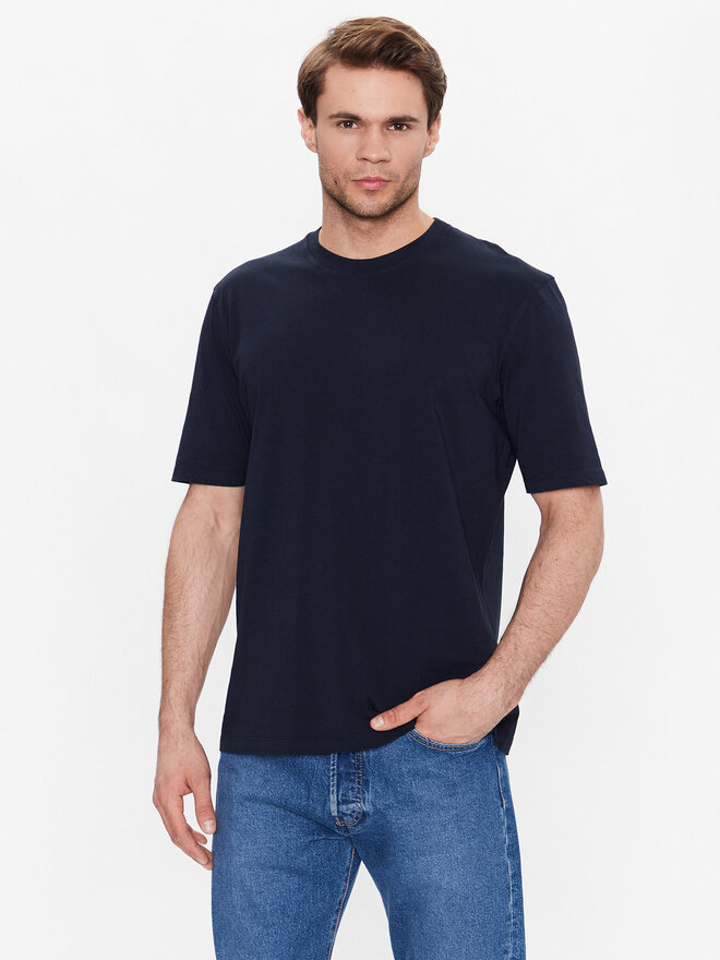 Sisley Sisley Póló 3I1XS101J Sötétkék Regular Fit