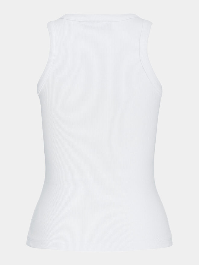 JJXX JJXX Τοπ 12224661 Λευκό Rib Fit