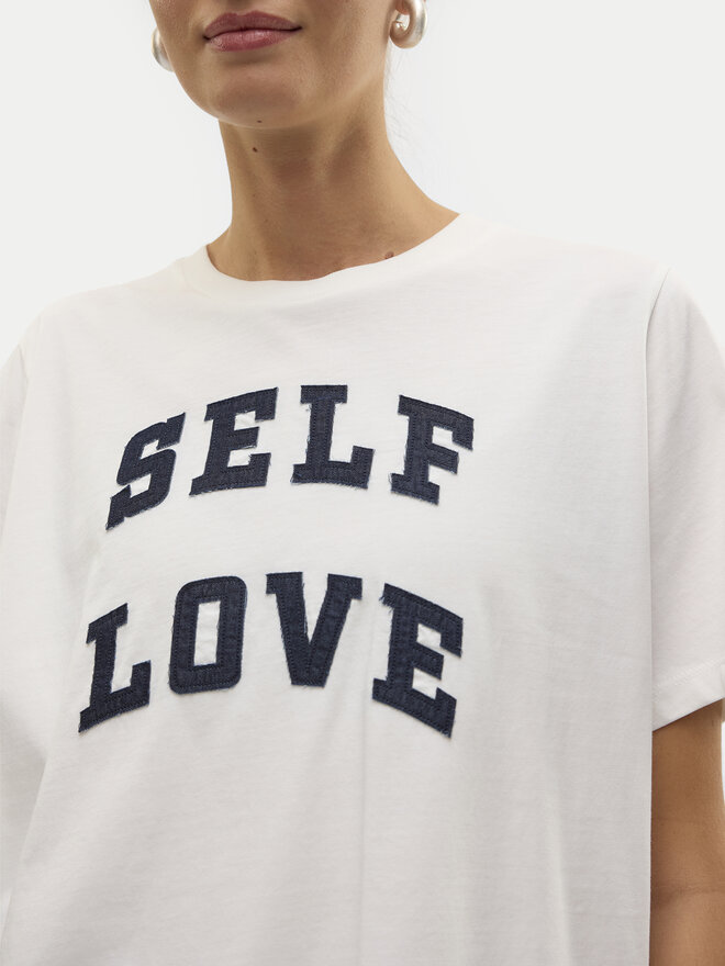 Vero Moda Vero Moda Футболка Halle 10321318 Білий Loose Fit