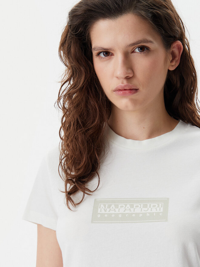 Napapijri Napapijri Camiseta NP0A4IP1 Blanco Regular Fit