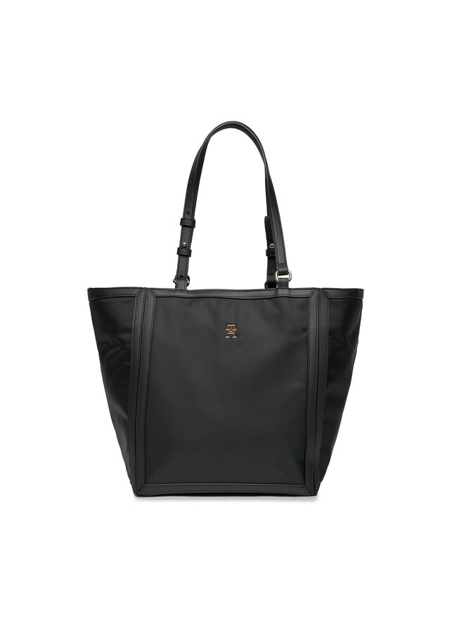 Tommy Hilfiger Handtasche Tommy Hilfiger Th Essential S Tote AW0AW15717 Schwarz