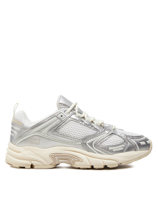 Sneakers Tommy Jeans Archive Retro Runner EN0EN02673 Blanc chaussures