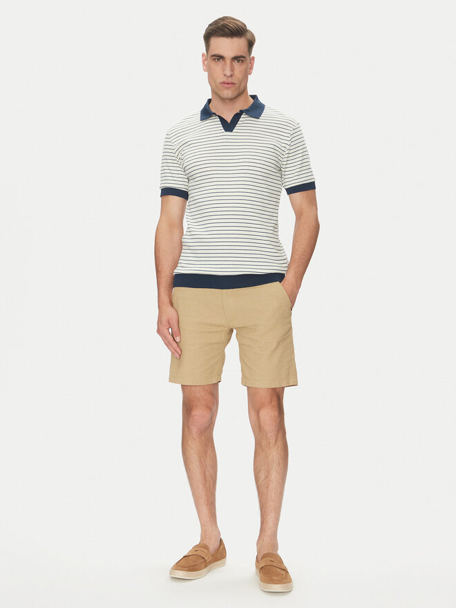 INDICODE INDICODE Polo Toxi 41-130 Μπεζ Regular Fit
