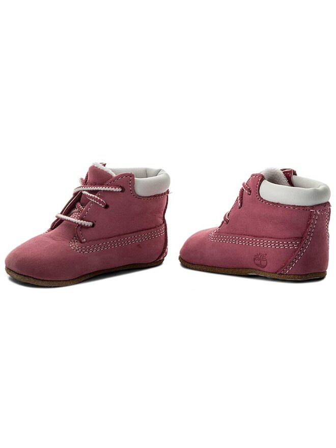 Timberland Черевики Timberland Crib Bootie With Hat 9680R/TB09680R6611 Рожевий