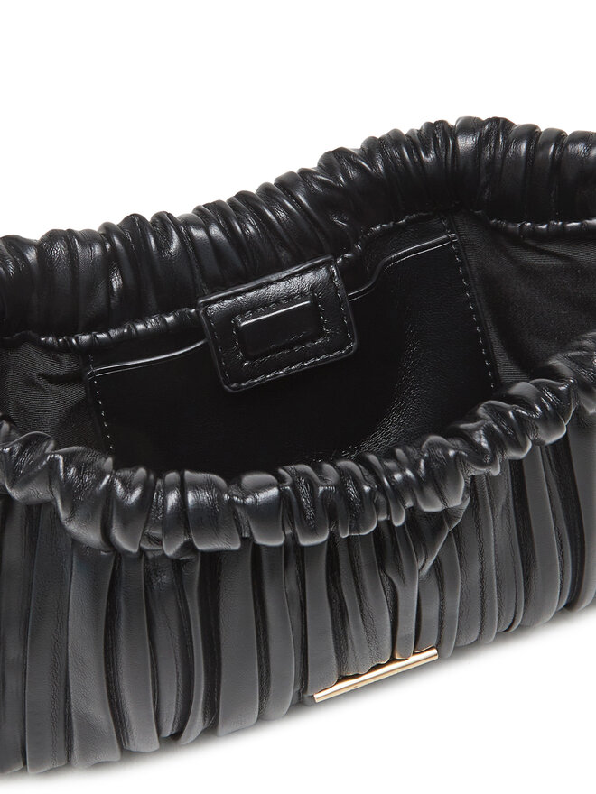 Calvin Klein Τσάντα Calvin Klein Drawstring Plisse Conv Mini Cb P LV04F3077G Μαύρο