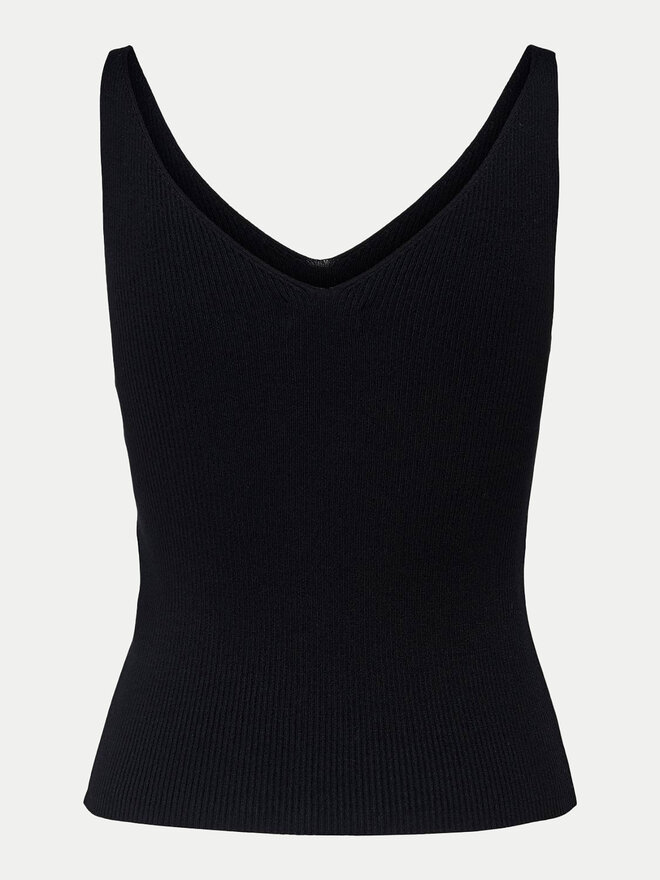 JDY JDY Топ Nanna 15180497 Чорний Slim Fit