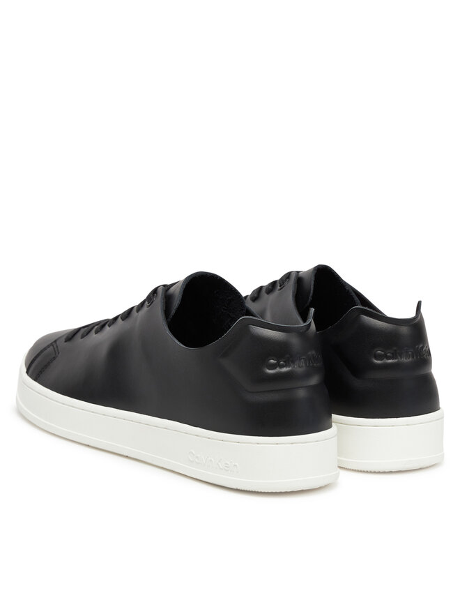 Calvin Klein Sneakersy Calvin Klein Low Top Lace Up Unlined Lth HM0HM01885 Czarny