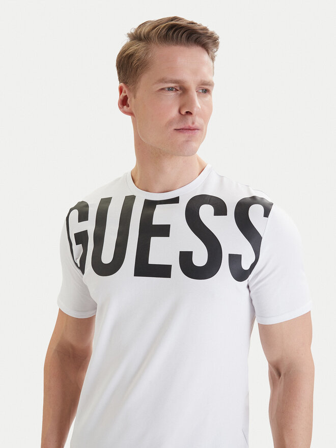 Guess Guess Футболка F6GI01 J1314 Білий Slim Fit