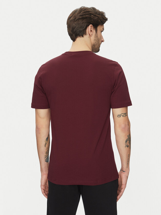 adidas adidas Camiseta Trefoil Essentials JC9992 Guinda/burdeos Regular Fit