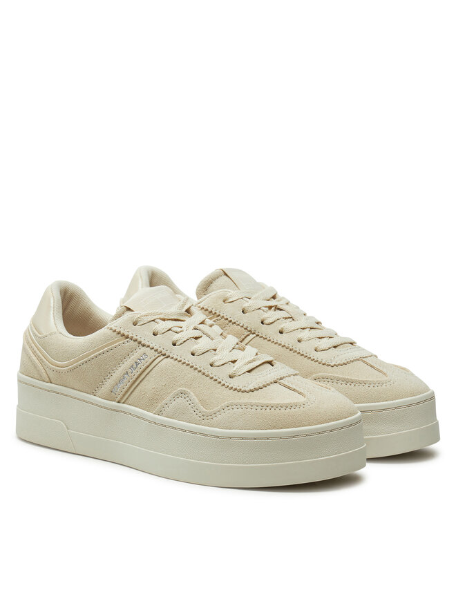 Tommy Jeans Sneakersy Tommy Jeans The Greenwich Flatform Elevated EN0EN02676 Beżowy