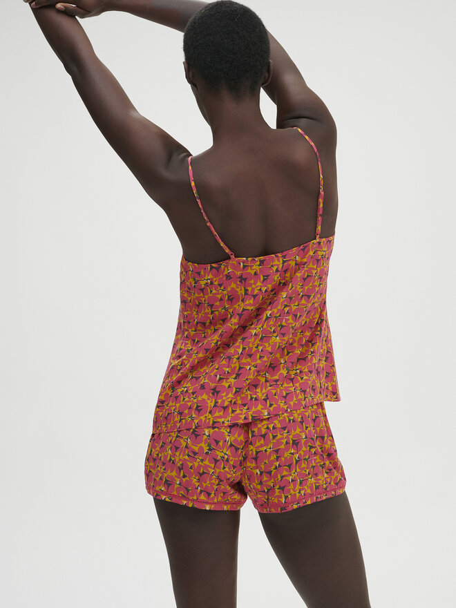 Simone Pérèle Simone Pérèle Rövid pizsama nadrág Songe 18S640 Rózsaszín Comfort Fit