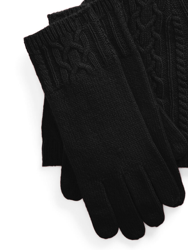 LAUREN RALPH LAUREN Conjunto: gorro, bufanda y guantes LAUREN RALPH LAUREN 454960056002 Negro