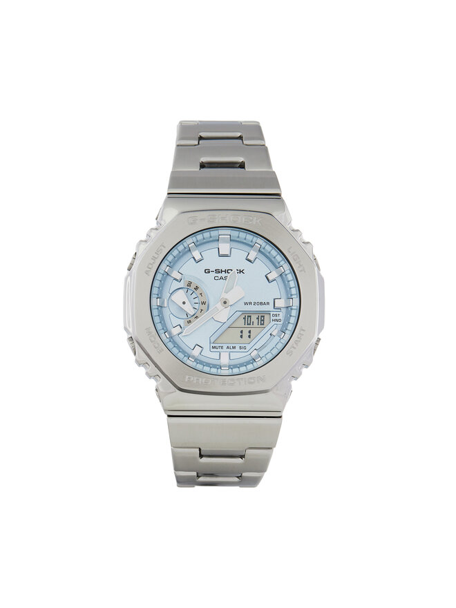 G-Shock Ceas G-Shock Octagon GM-2110D-2AER Argintiu