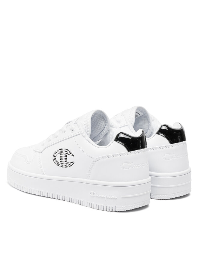 Champion Sneakersy Champion Rebound Platform Glitter G Gs Low Cut Shoe S32872-CHA-WW009 Bílá