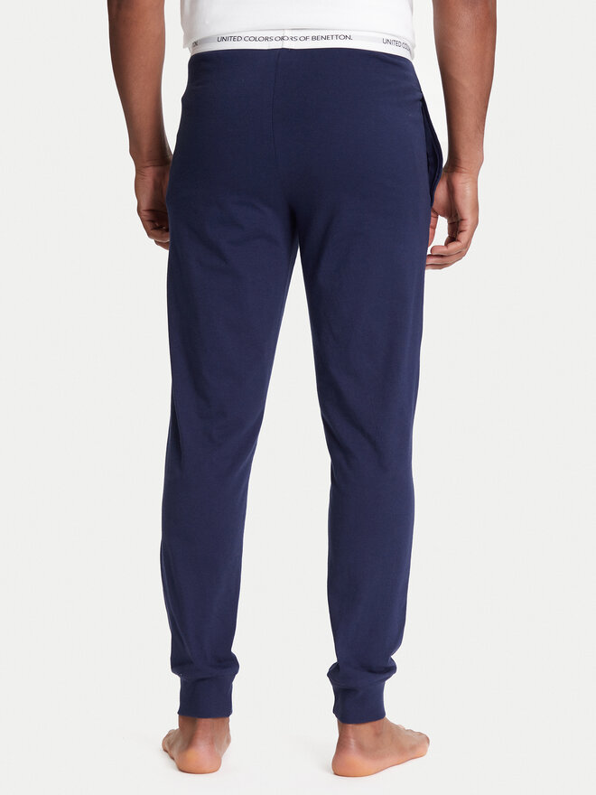 United Colors Of Benetton United Colors Of Benetton Pidžama hlače 30964F00V Tamnoplava Regular Fit