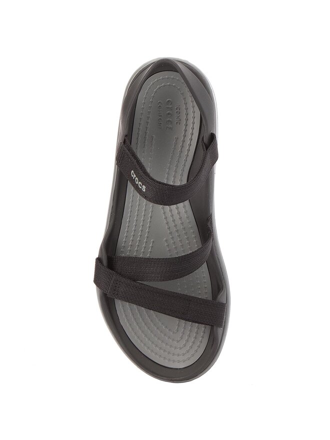 Sandalen Crocs Swiftwater Webbing Sandal W 204804 Schwarz eschuhe