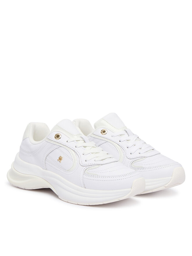 Tommy Hilfiger Sneakers Tommy Hilfiger Th Chic Runner Sneaker FW0FW09414 Weiß