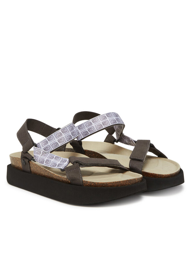Genuins Sandales Genuins Rigoni Vegan Spiral G106354 Melns