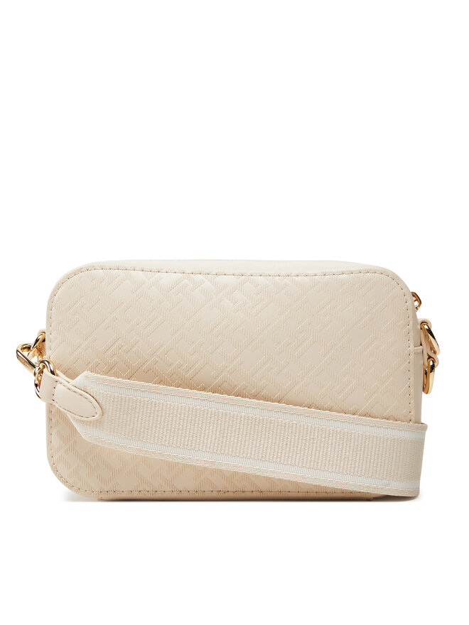 Tommy Hilfiger Kabelka Tommy Hilfiger Th Distinct Camera Bag Mono AW0AW17221 Béžová