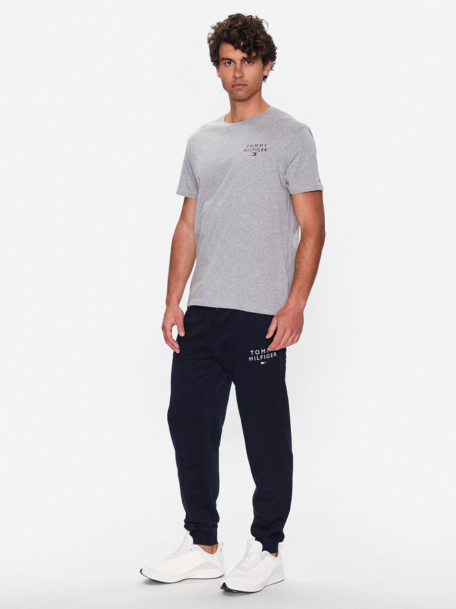 Tommy Hilfiger Tommy Hilfiger Marškinėliai UM0UM02916 Pilka Regular Fit